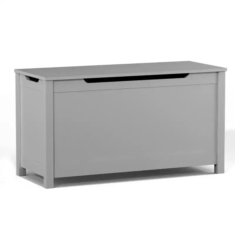 Coffre de Rangement Jouets Enfant Banc Coffre Tabouret de Lit avec Couvercle à Charnière de Sécurité
