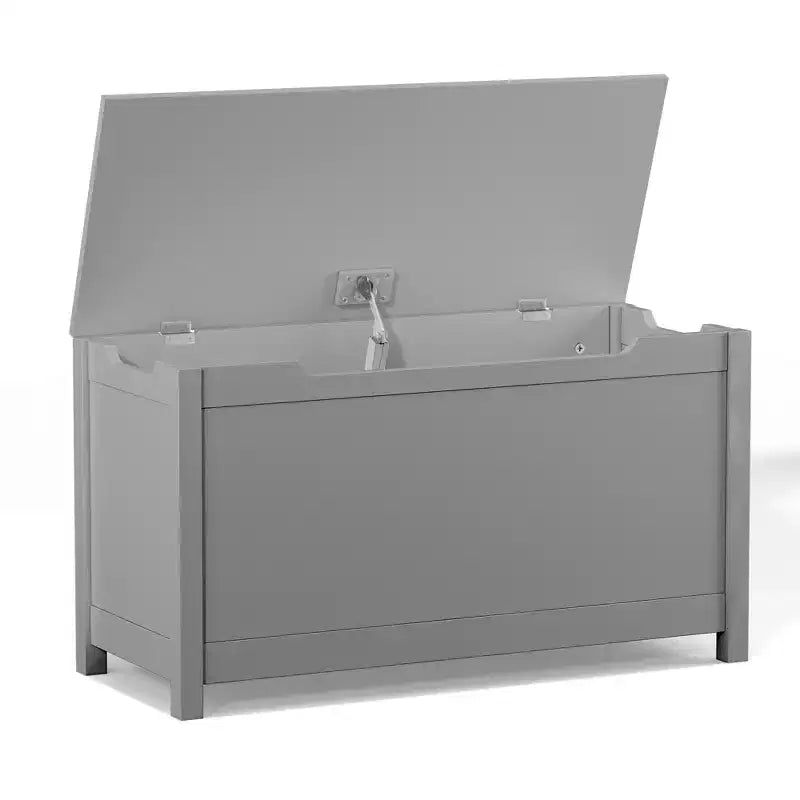 Coffre de Rangement Jouets Enfant Banc Coffre Tabouret de Lit avec Couvercle à Charnière de Sécurité