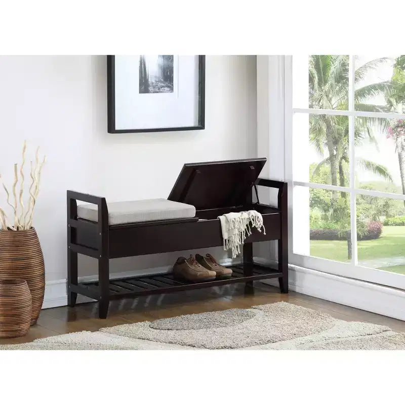 Banc à chaussures de rangement
