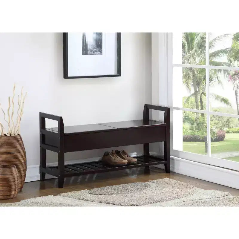 Banc à chaussures de rangement