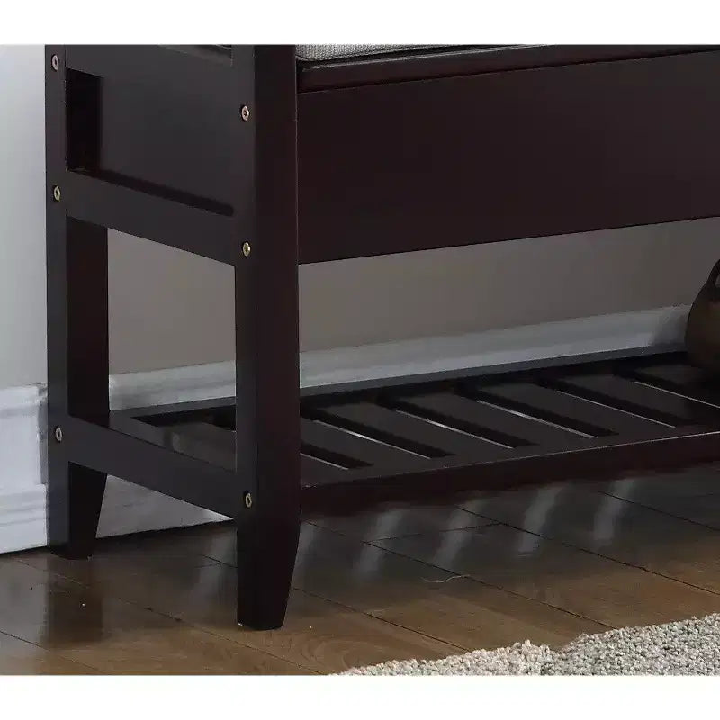 Banc à chaussures de rangement