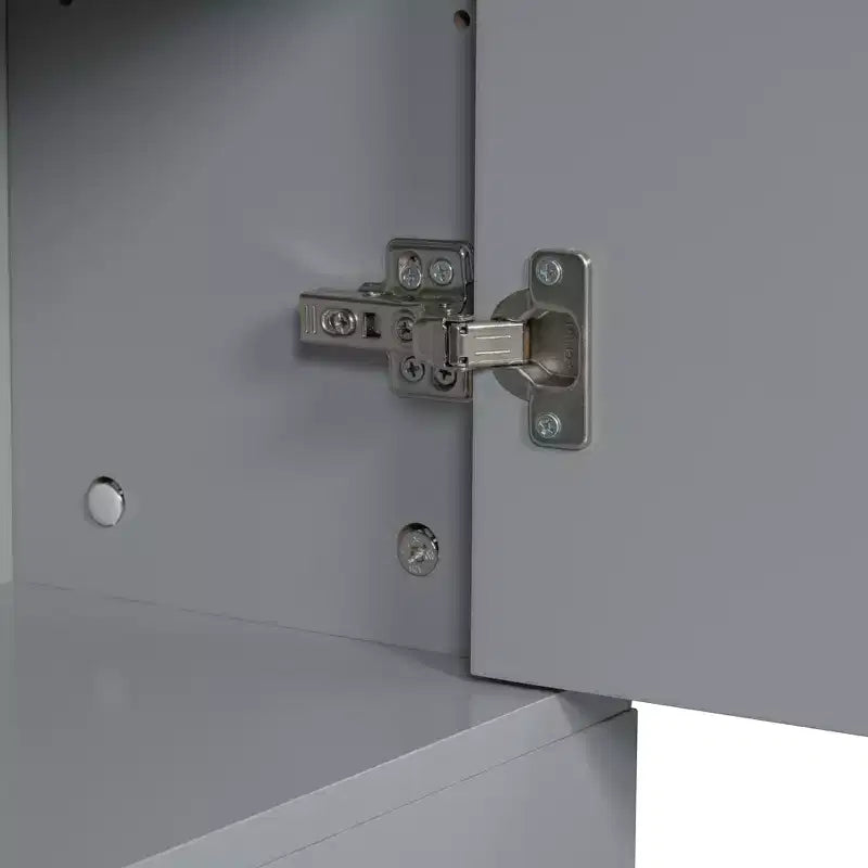 Meuble de rangement avec tiroirs et étagères réglables pour salle de bain