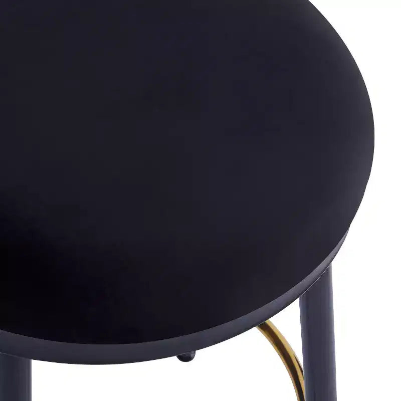 Tabourets de comptoir, Tabourets d'appoint ronds modernes avec cadre en métal