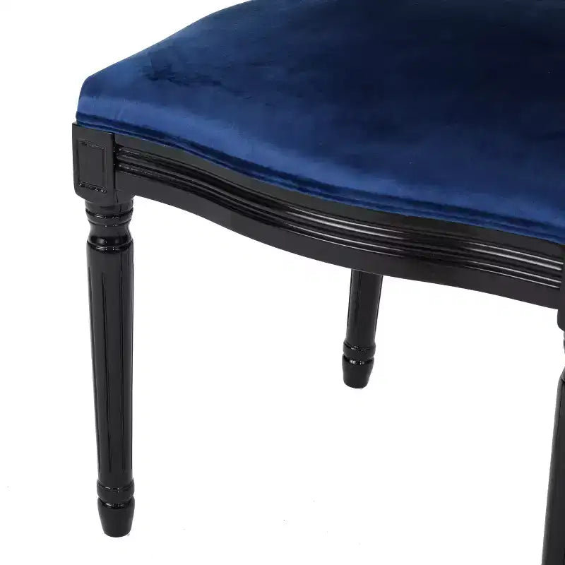 Chaises de salle à manger tapissées style champêtre français