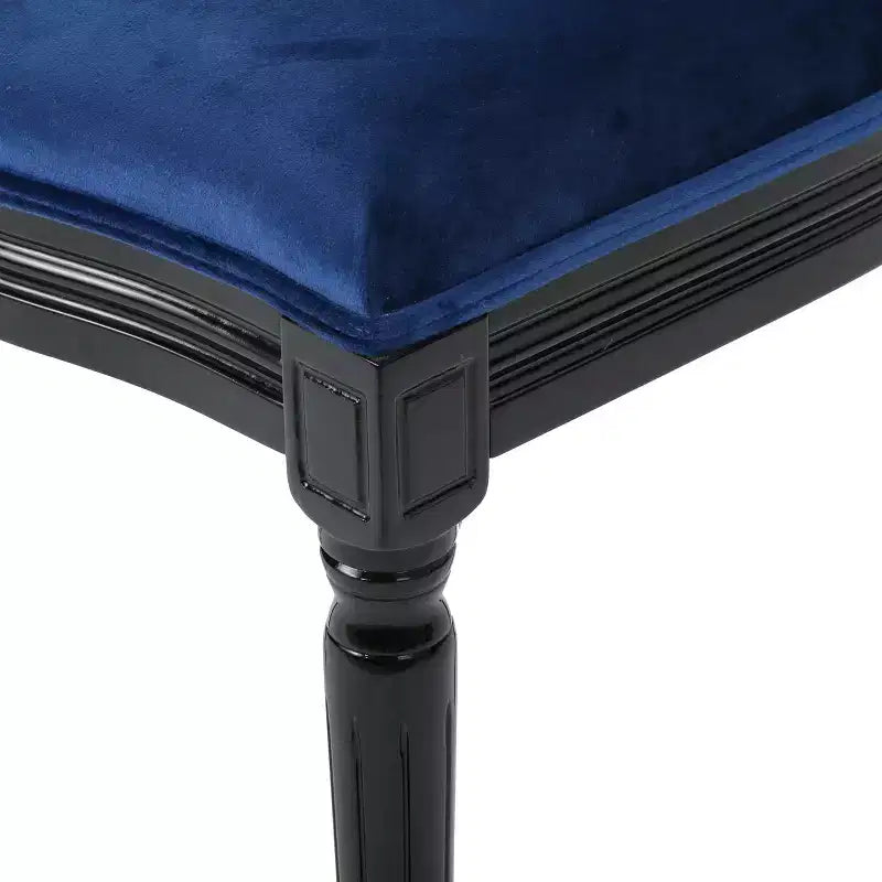 Chaises de salle à manger tapissées style champêtre français