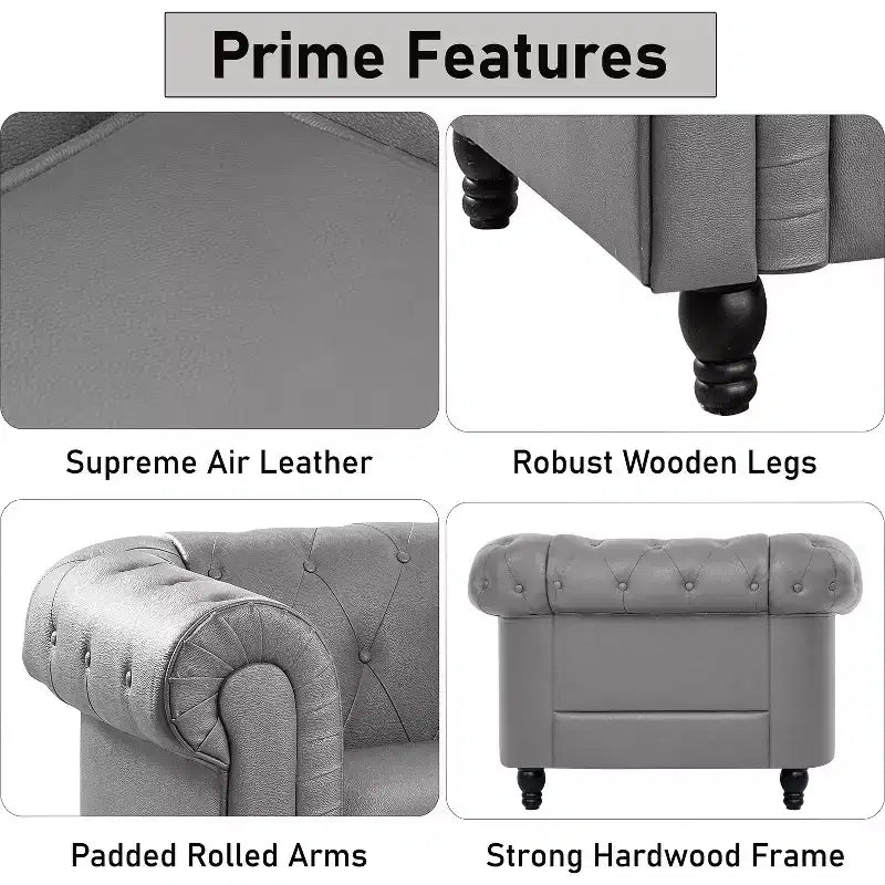 Fauteuil d'appoint capitonné en losange