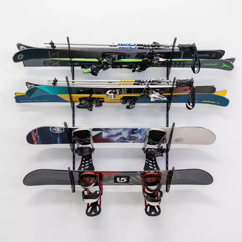 Rangement skis et snowboards réglable 4 niveaux