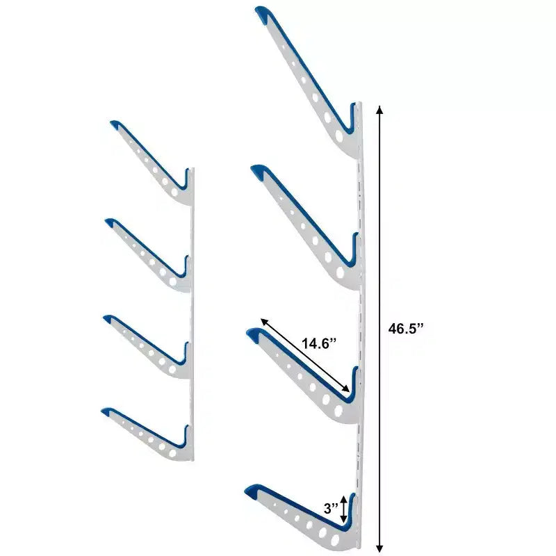 Rangement skis et snowboards réglable 4 niveaux