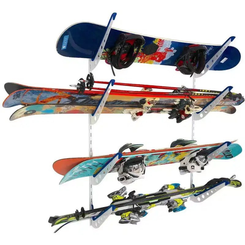 Rangement skis et snowboards réglable 4 niveaux