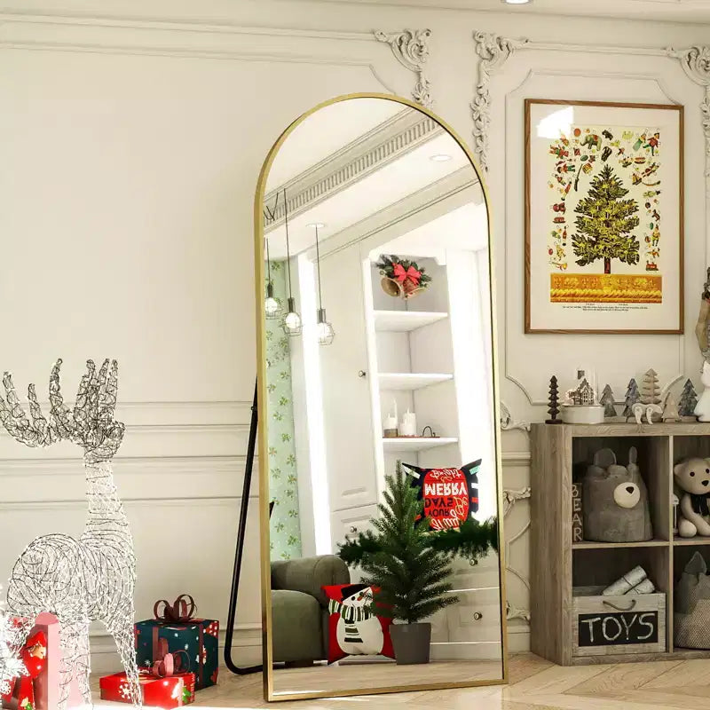 Miroir sur pied Miroirs pleins pieds muraux arqués