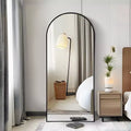 71 x 32 Full-Length Mirror featuring a Right-Angled Arch and a Slim Aluminum Alloy Frame