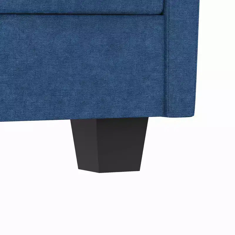 Canapé causeuse Mid-century moderne de 188,67 cm avec pochette latérale