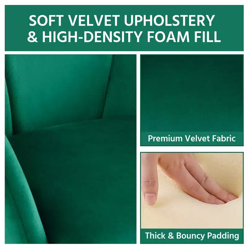 Fauteuil en velours en forme de fleur pour salon, chambre à coucher