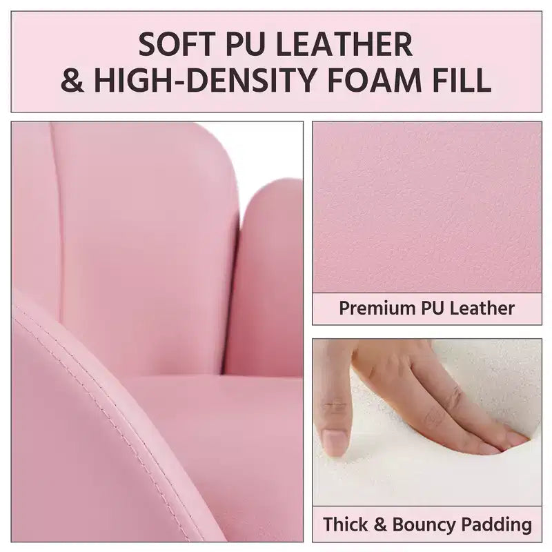 Fauteuil en velours en forme de fleur pour salon, chambre à coucher