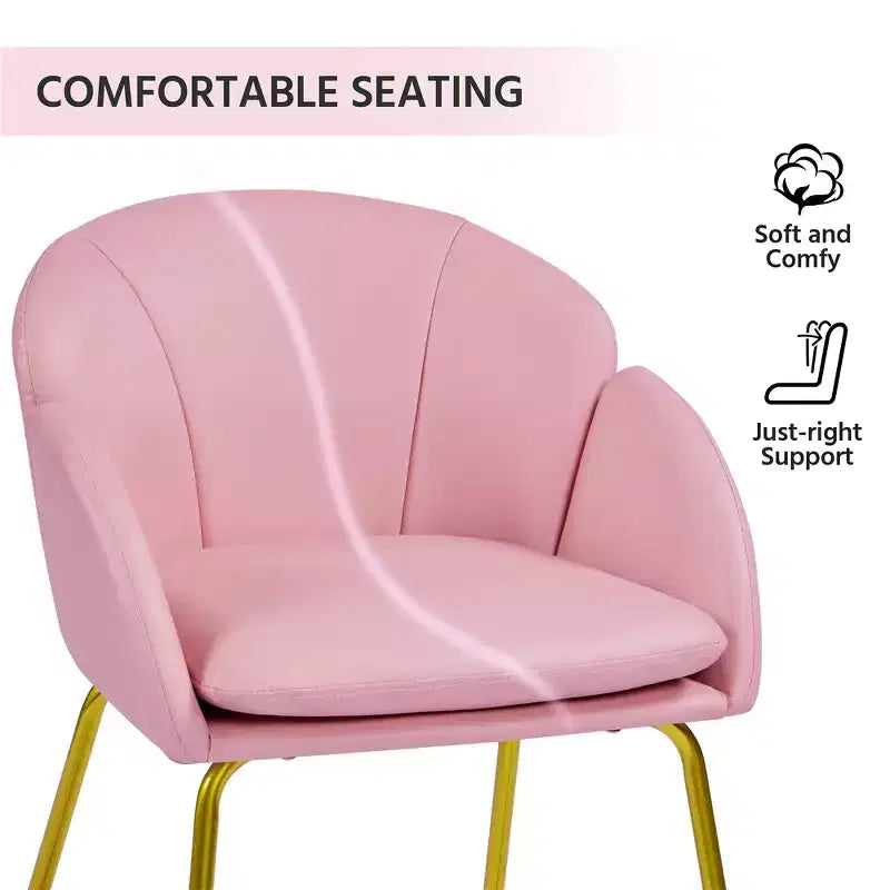 Fauteuil en velours en forme de fleur pour salon, chambre à coucher