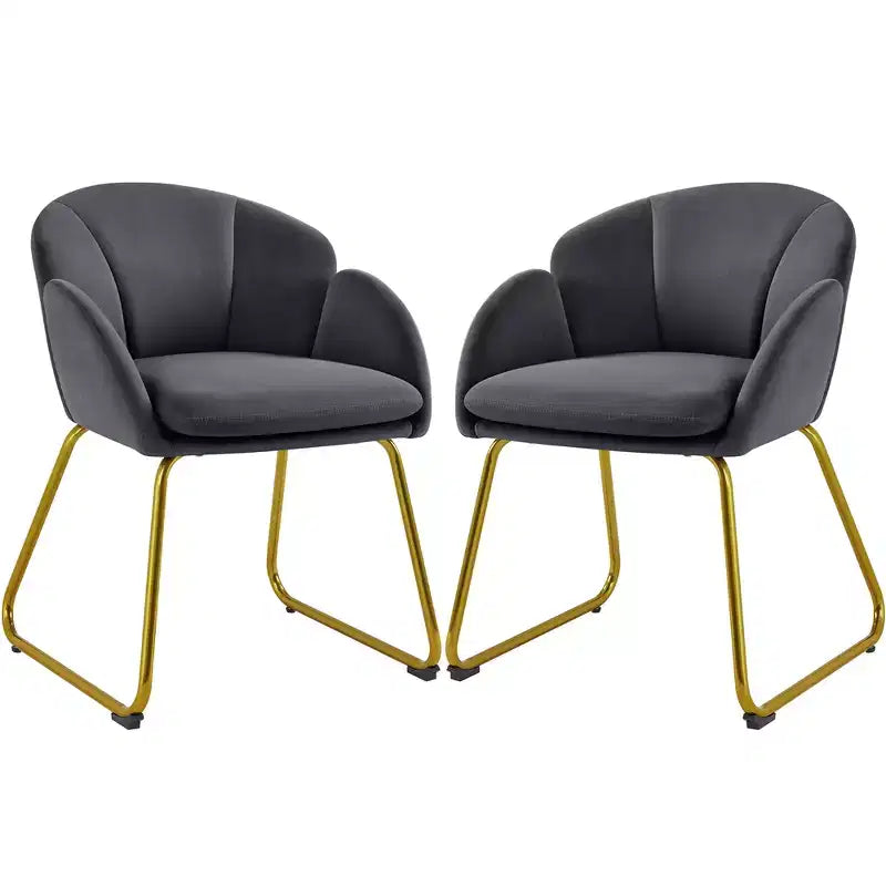 Fauteuil en velours en forme de fleur pour salon, chambre à coucher