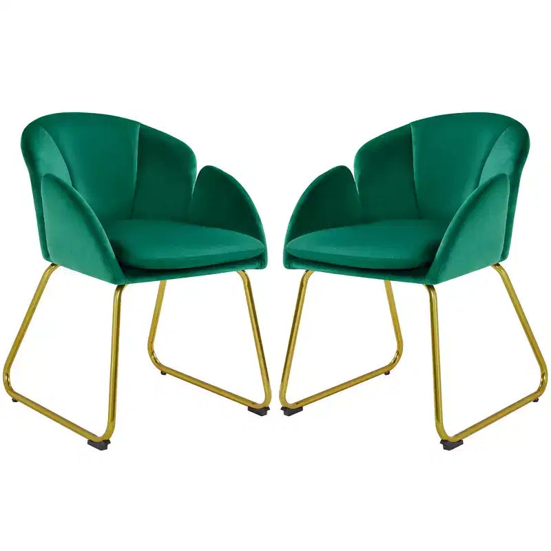 Fauteuil en velours en forme de fleur pour salon, chambre à coucher