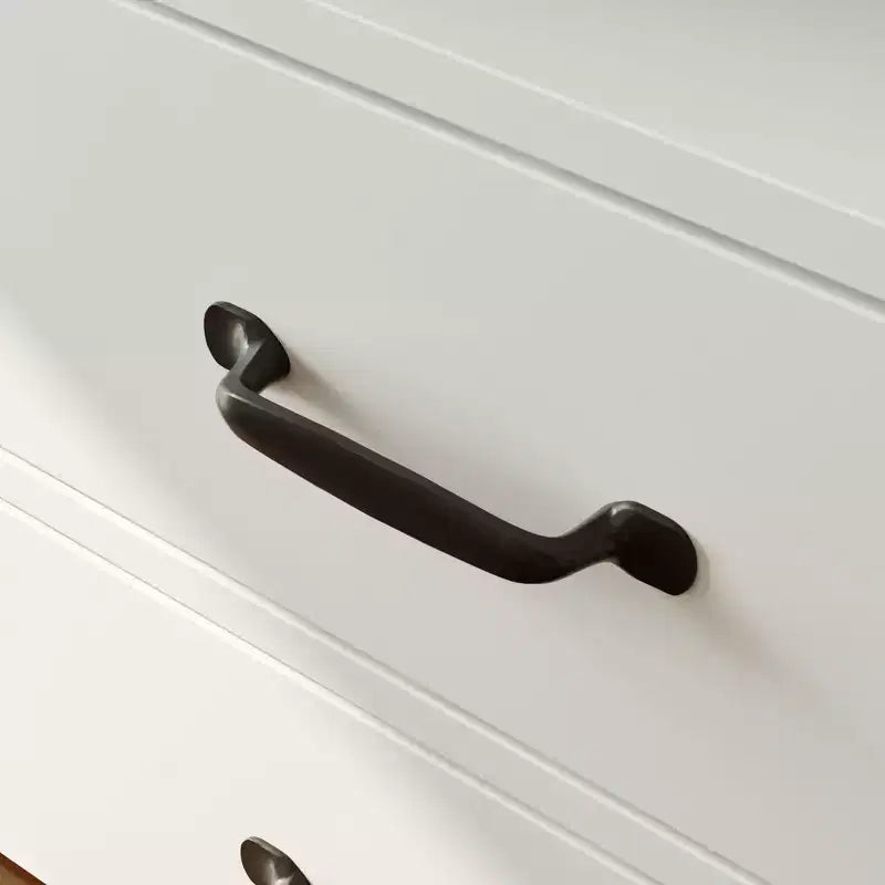 Meuble de rangement multifonctionnel bicolore au design minimaliste