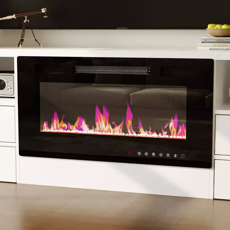 Meuble de rangement multifonctionnel bicolore au design minimaliste