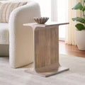 Table d'appoint blanchie