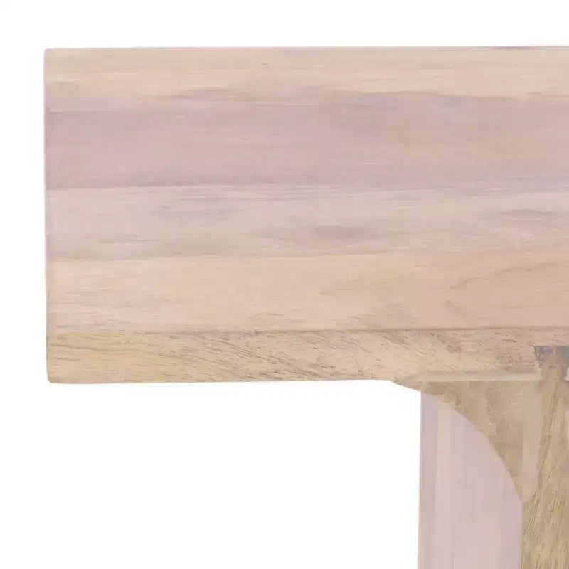 Table d'appoint blanchie