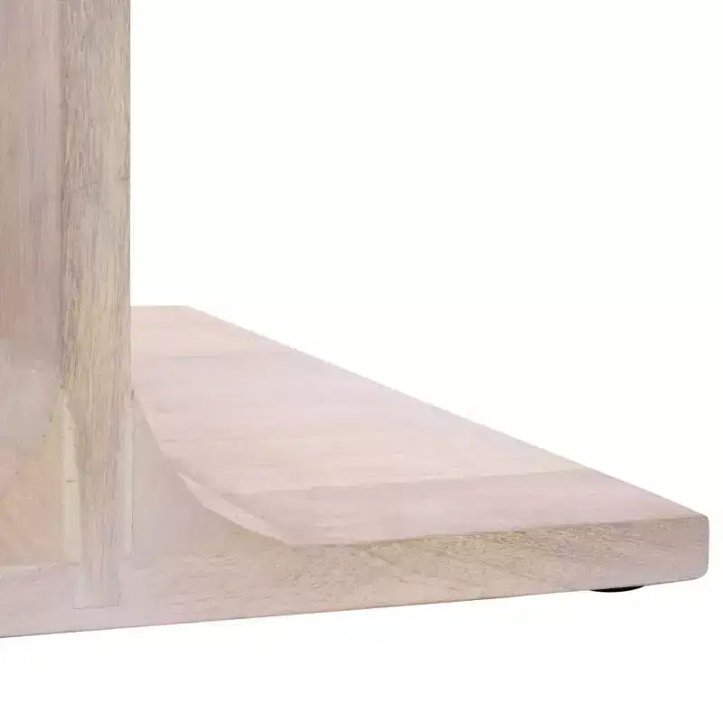 Table d'appoint blanchie
