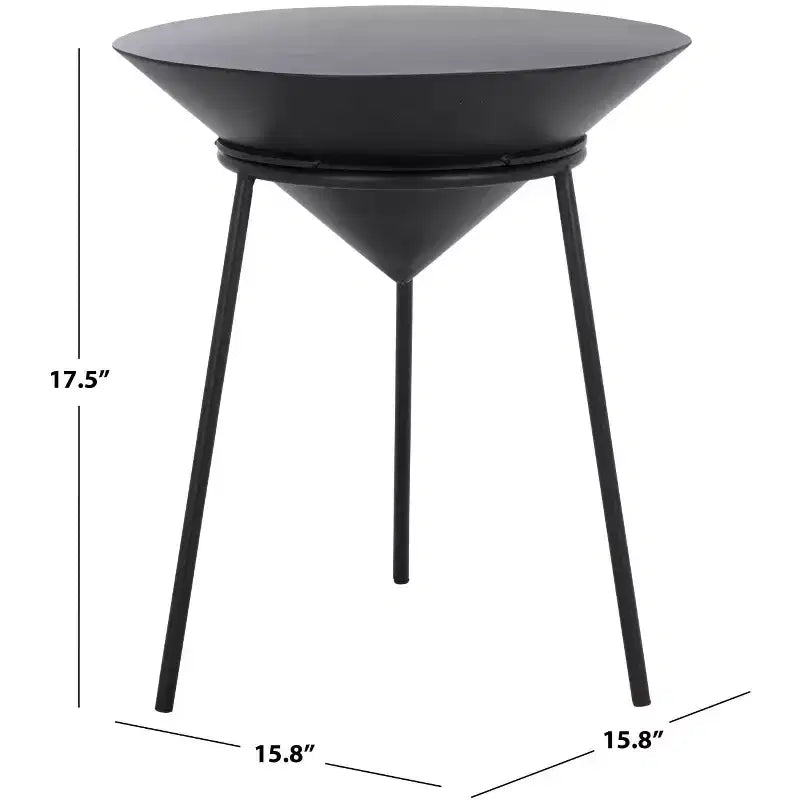Table d'appoint noire
