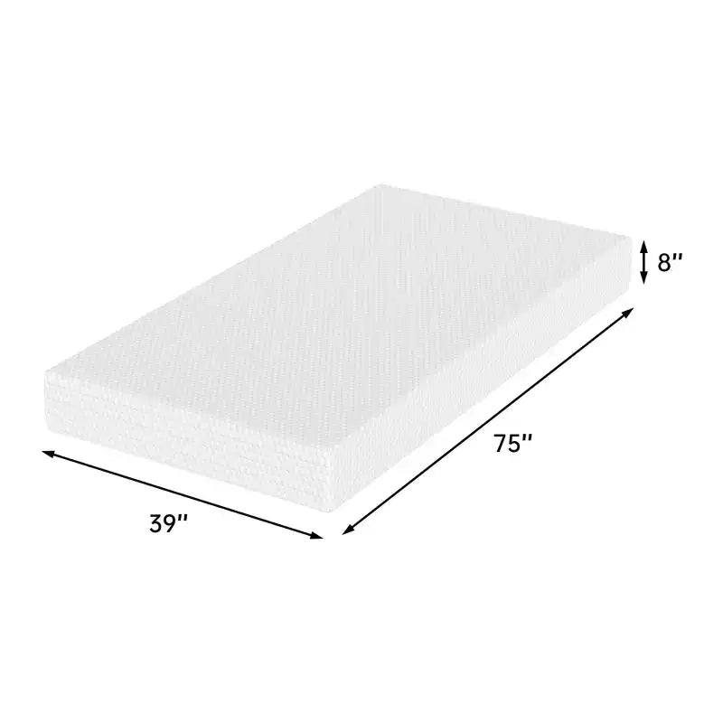 Matelas 8 pouces pour lit jumeau/jumeau XL/double/grand pour adulte adolescent seul