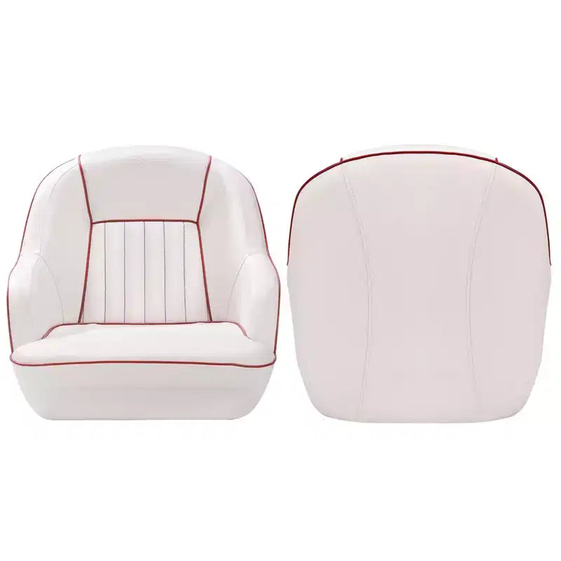 Siège baquet Captain, chaise de bateau en vinyle marin avec rembourrage en éponge épaissie