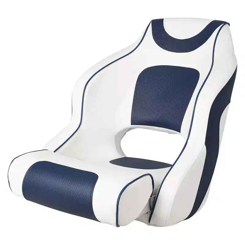 Siège baquet Captain, chaise de bateau en vinyle marin avec rembourrage en éponge épaissie