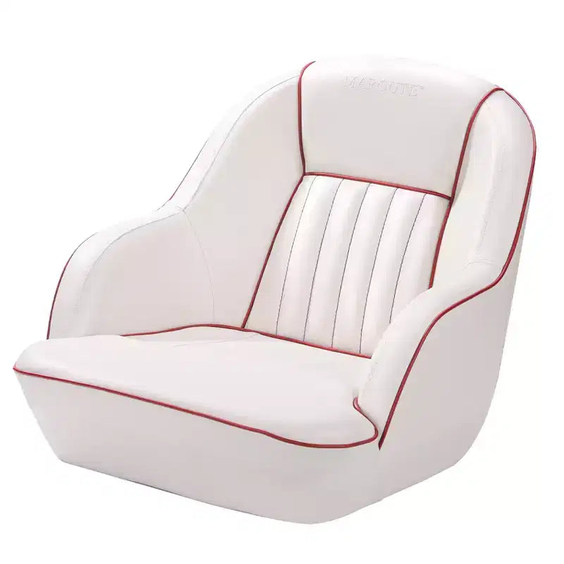 Siège baquet Captain, chaise de bateau en vinyle marin avec rembourrage en éponge épaissie