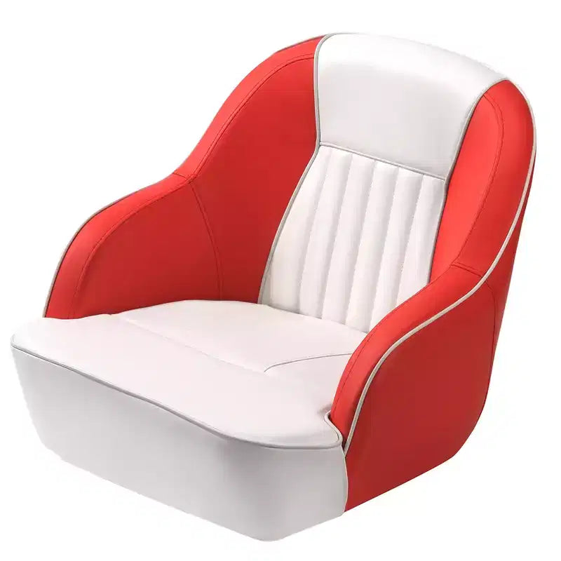Siège baquet Captain, chaise de bateau en vinyle marin avec rembourrage en éponge épaissie