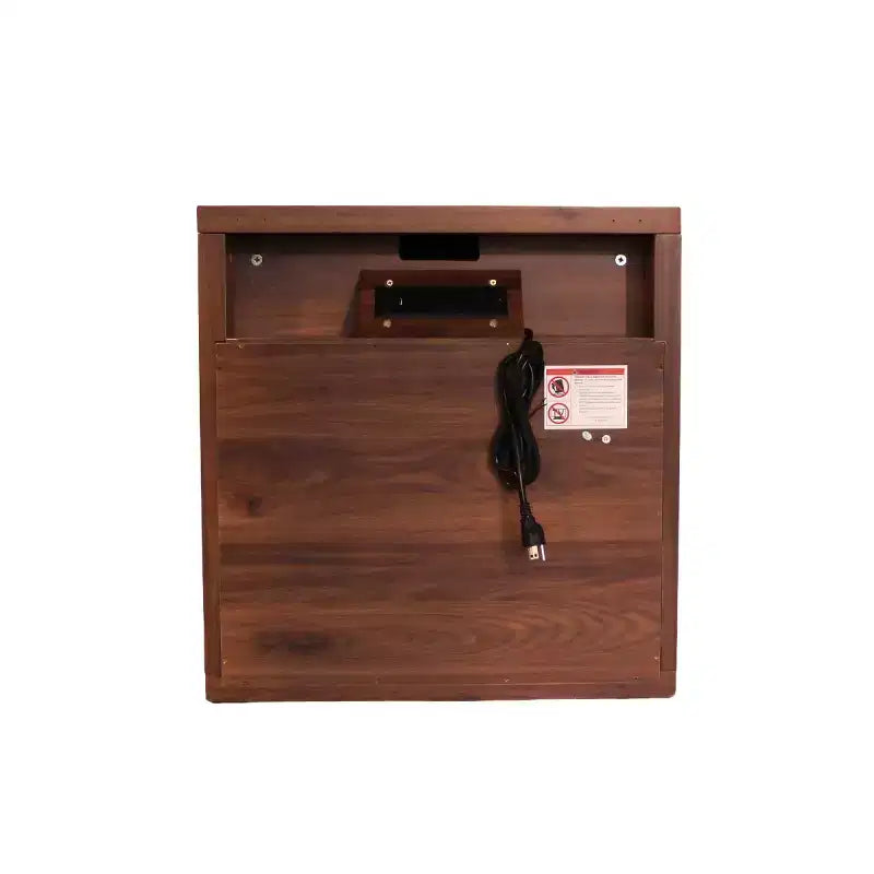 Table de chevet cannelée moderne avec tiroir de rangement, table d'appoint de style Mid-Century, table de nuit