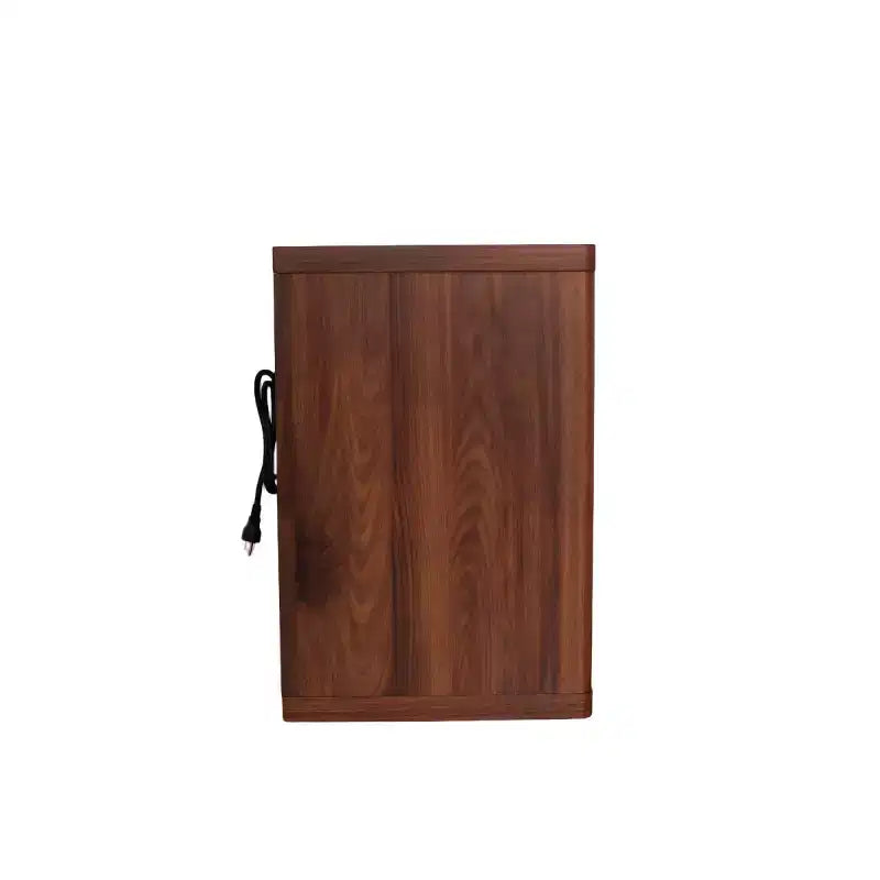 Table de chevet cannelée moderne avec tiroir de rangement, table d'appoint de style Mid-Century, table de nuit
